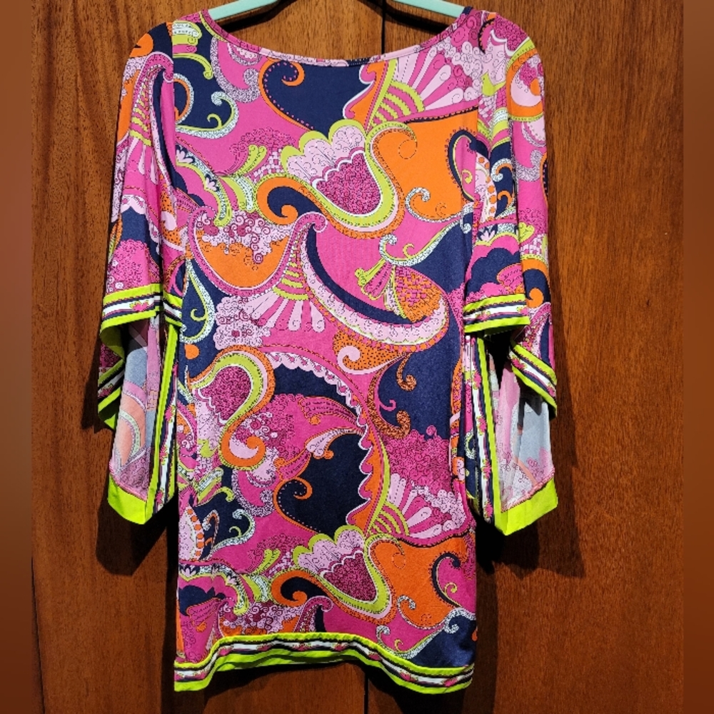 Trina Turk French Riviera tunic coverup dress